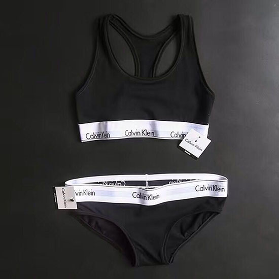 Conjunto Sujetador y Slip Calvin Klein Mujer Blanco